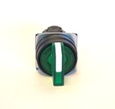 CABEZA SELECTOR 3 POS ILUM VERDE || OMRON || A22NZ-3BM-TGA || MANUAL, PLASTICO ||
